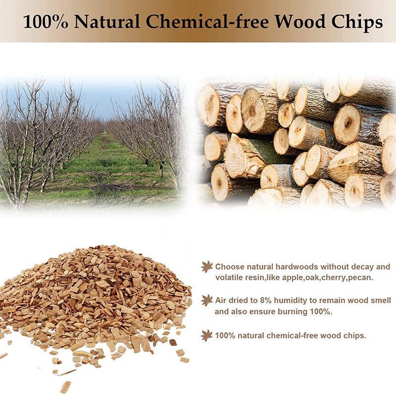 Bar Tools Premium Whiskey Wood Chips cocktail smoker chips wood fruit flavor set