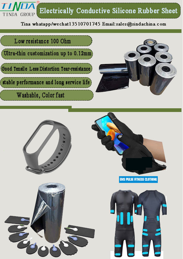 Highly Flexible Black Conductive Rubber Sheet For EMI Shielding