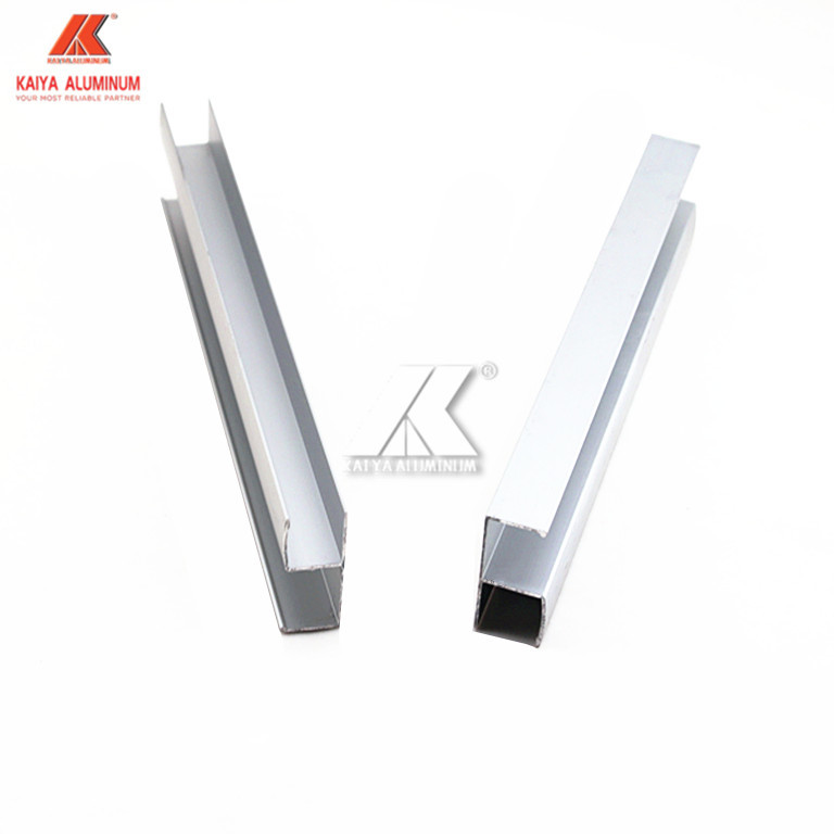 Natural Silver Furniture AluminIum Profiles For Kitchen Cabinet