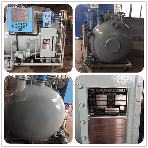 MEPC.227(64) Standard Ship 10 Man Compact Small Waste Water Treatment Plant STP