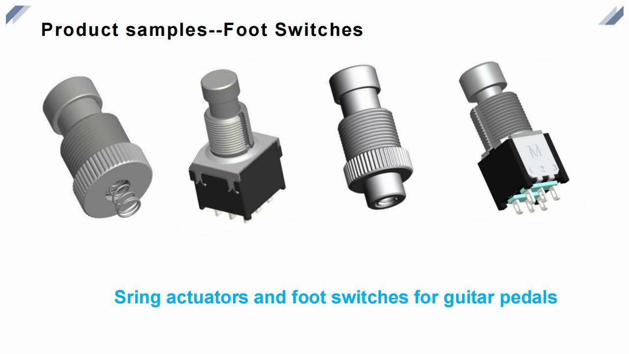 SF17030 Mini Electric Guitar Footswitch With Spring Actuator Lever Drive