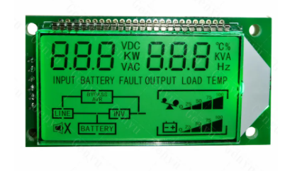 Custom 7 Segment LCD Display With TN Positive Mode PIN Connect