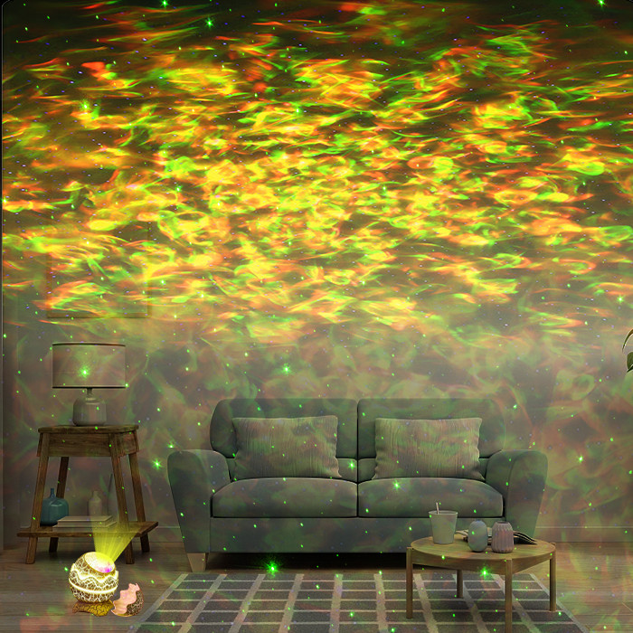 Multicolor Nebula Dinosaur Egg Star Projector 110x110x105mm Durable