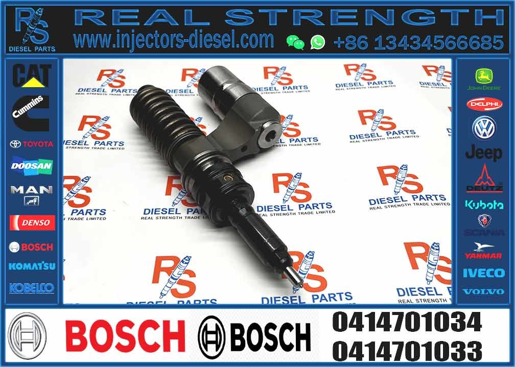 Diesel Engine Fuel Injector 0414701033 Common Rail Injector 0414701034 Auto Parts Injector 16650-00Z11