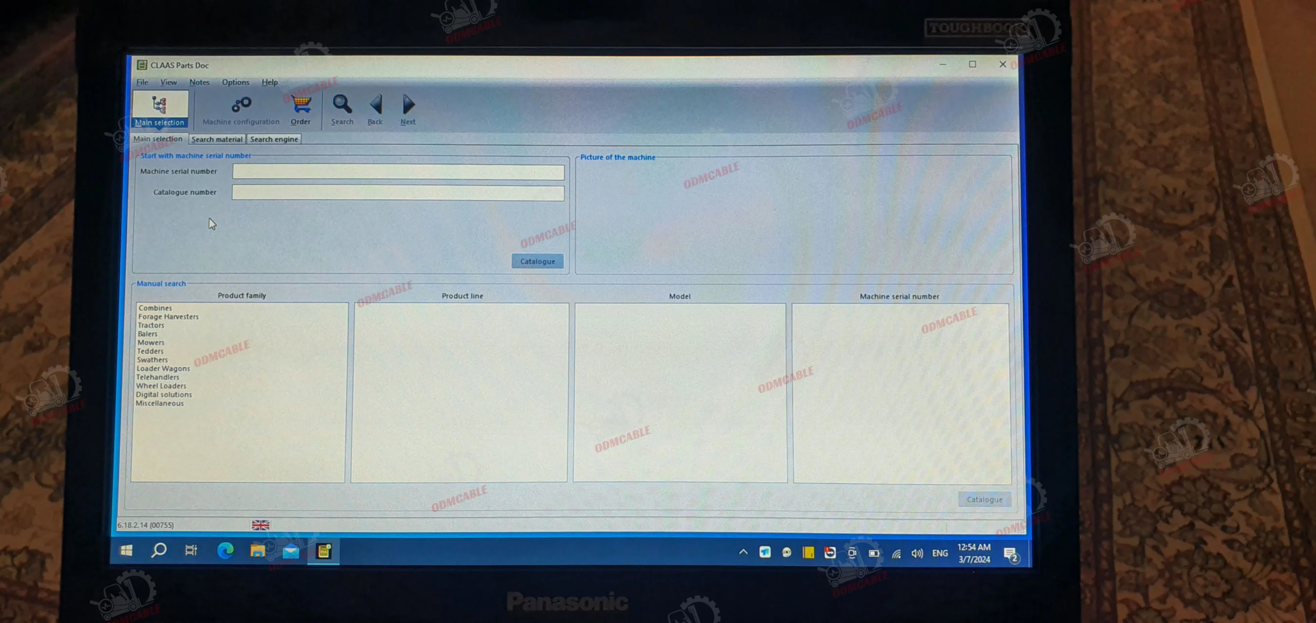 Interface 2024 MetaDiag CLASS CANBUS Agriculture Construction Truck Tractor For CLASS Diagnostic Tool+CF53 Laptop