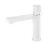 Buy cheap CONNE White Single Hole Bathroom Faucet 25mm Ceramic Cartridge Laundry Basin from wholesalers
