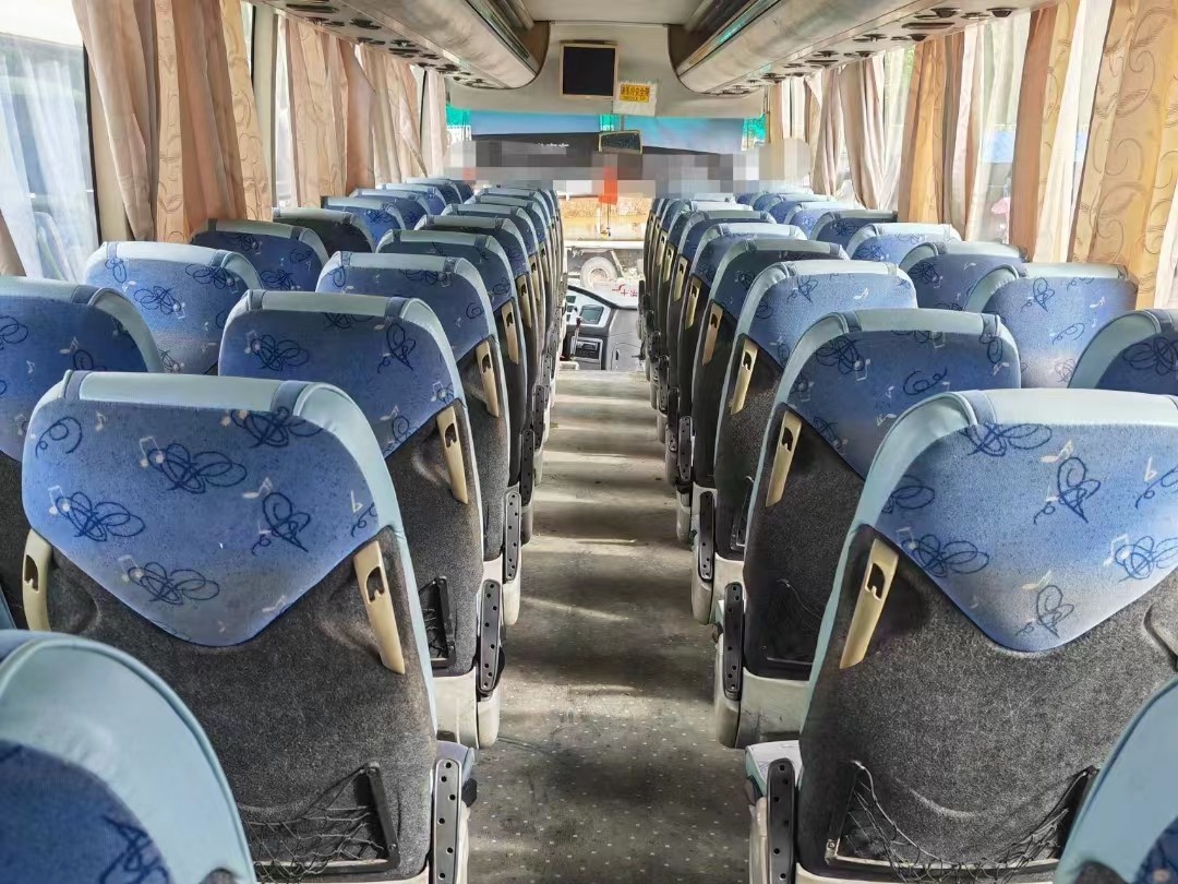 Coach Second Hand Hino Engine 55 Seats 12 Meters Long Used Kinglong XMQ6126