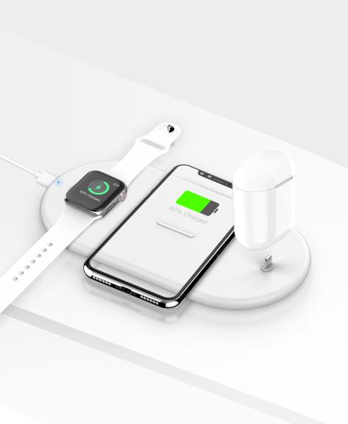 Airpods IWatch Iphone Xs Qi Fast Wireless Charging Pad