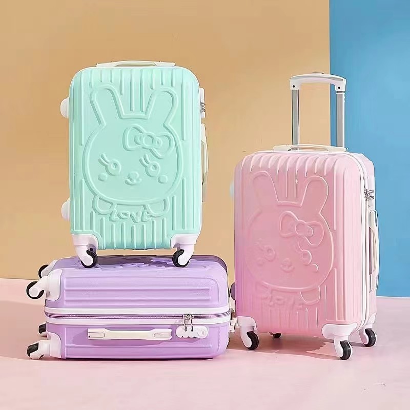 New Love Cartoon Cute Cat Mother Trolley Suitcase Universal Luggage Sets Wheel Suitcase 20 Inch Boarding Case AP875