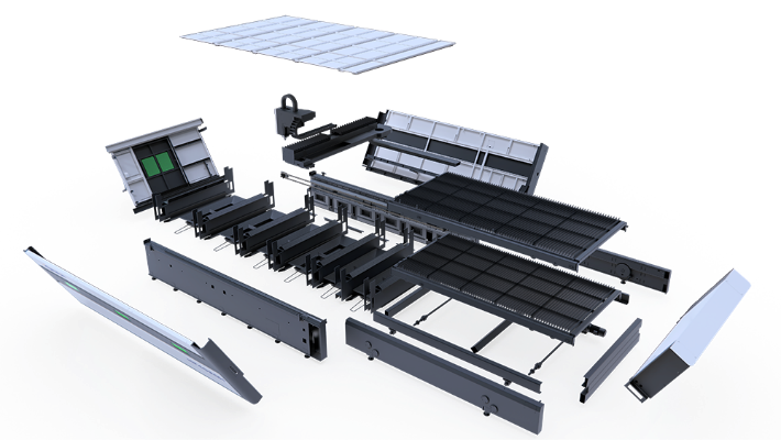 HF·G Series Fiber Laser Cutting Machine 10000W High Power Laser Cutting Machine