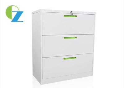 Lockable Office Lateral File Cabinets , 3 Drawer File Storage Furniture KD