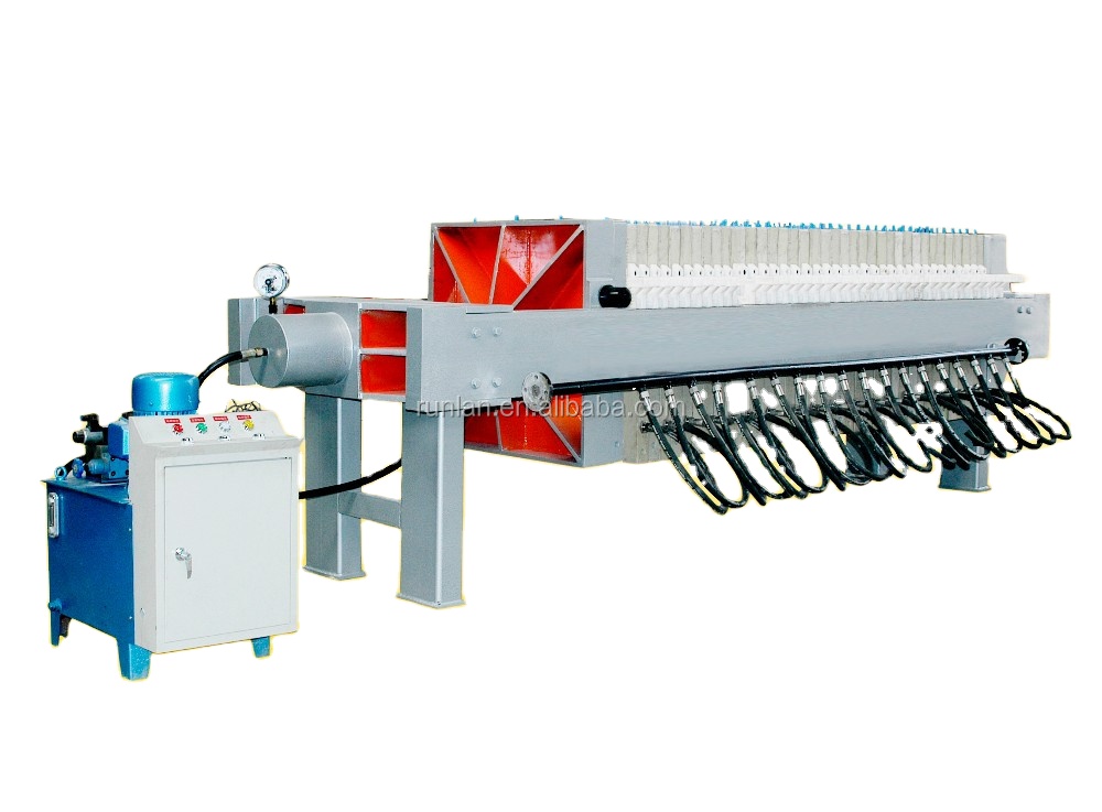 50KG Weight Polypropylene/NBR Filter Plate Diaphragm Pressing and Filtering Machine