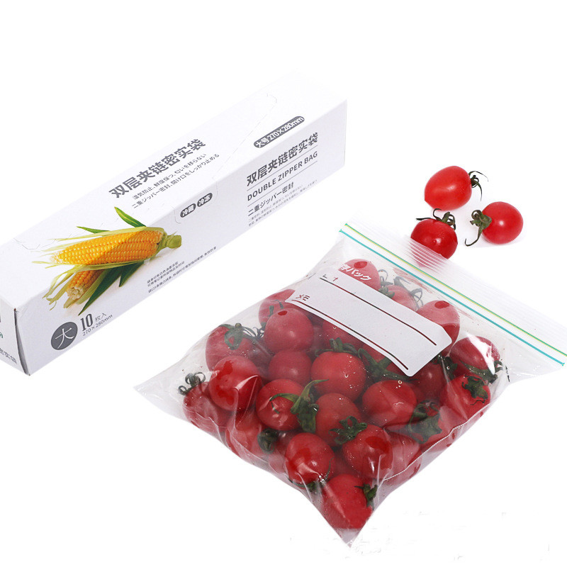 Flat Locked Airtight k Bag , 27*28cm Food Packaging Pouch