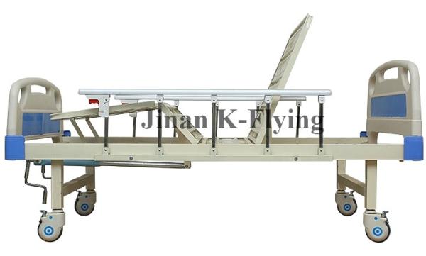 CE Nursing Care Bed , Two Functions Manual Hospital Bed