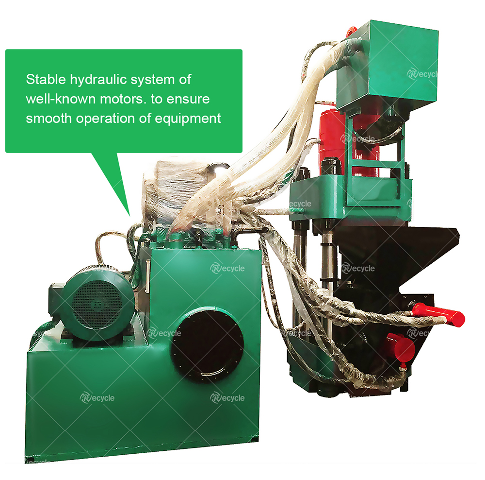 Customized Final Products Metal Powder Block Briquette Machine with 15KW/18.5KW Motor