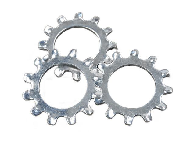 Sample 304 Stainless Steel External Tooth Lock Washers DIN 6797 Standard Metric