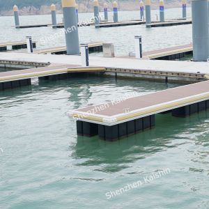 Aluminum Alloy Floating Dock WPC Decking Rubber Fender Pontoon