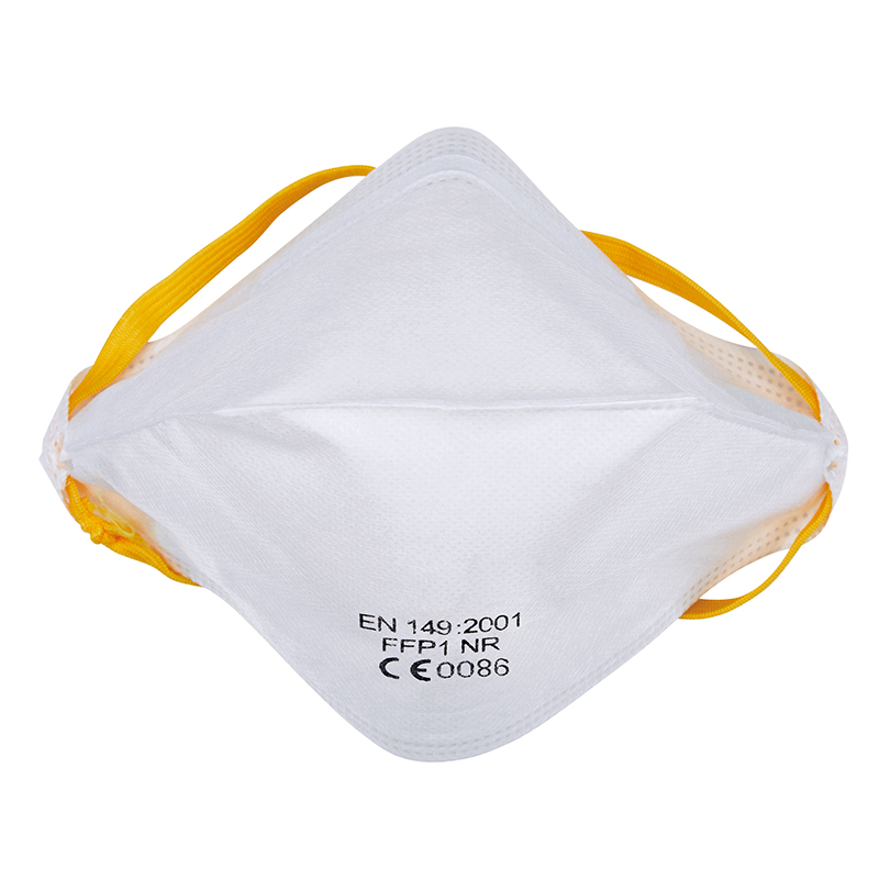 20pcs Wrapped Flat-fold Respirator Dust Mask with Valves FFP1/FFP2/FFP3 Earloop V-C Design