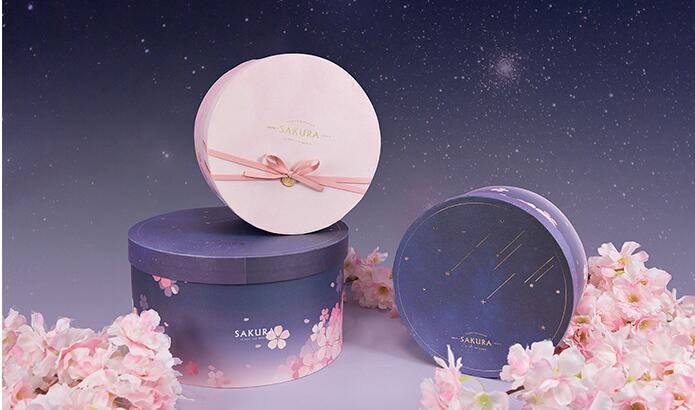 Cherry Blossom Cosmetics Paperboard Recycled Paper Gift Boxes