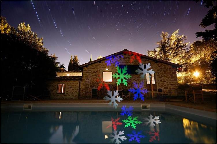 Holiday Decoration Christmas LED Rotating Projector Lamp 12 Pattern Replaceable Lens AC 85-260V IP65 led laser Lamp