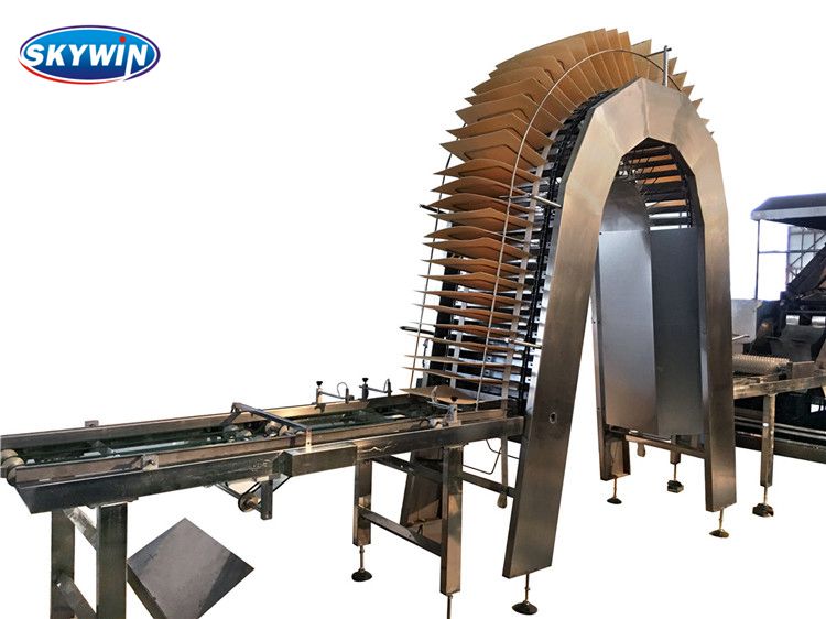 Automatic 75 Moulds 240kg/Hr Wafer Biscuit Manufacturing Equipment