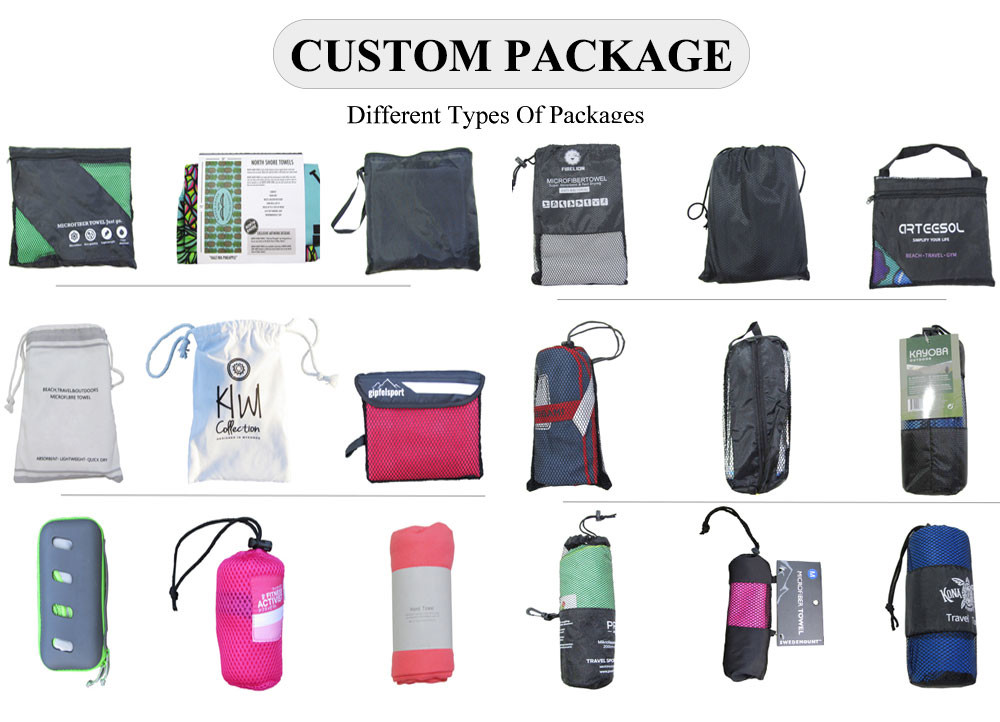 Printed Bulk Design Microfiber Beach Towel For Customer Requirements