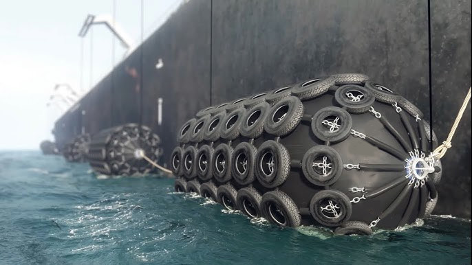 Collision Avoidance Yokohama Jumbo Fender Durable Long Lasting Marine Solution