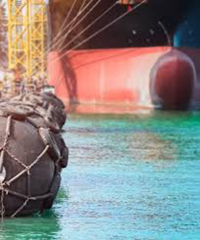 50kPa Quay Pneumatic Rubber Fender Offshore Platforms Floating Boat Dock
