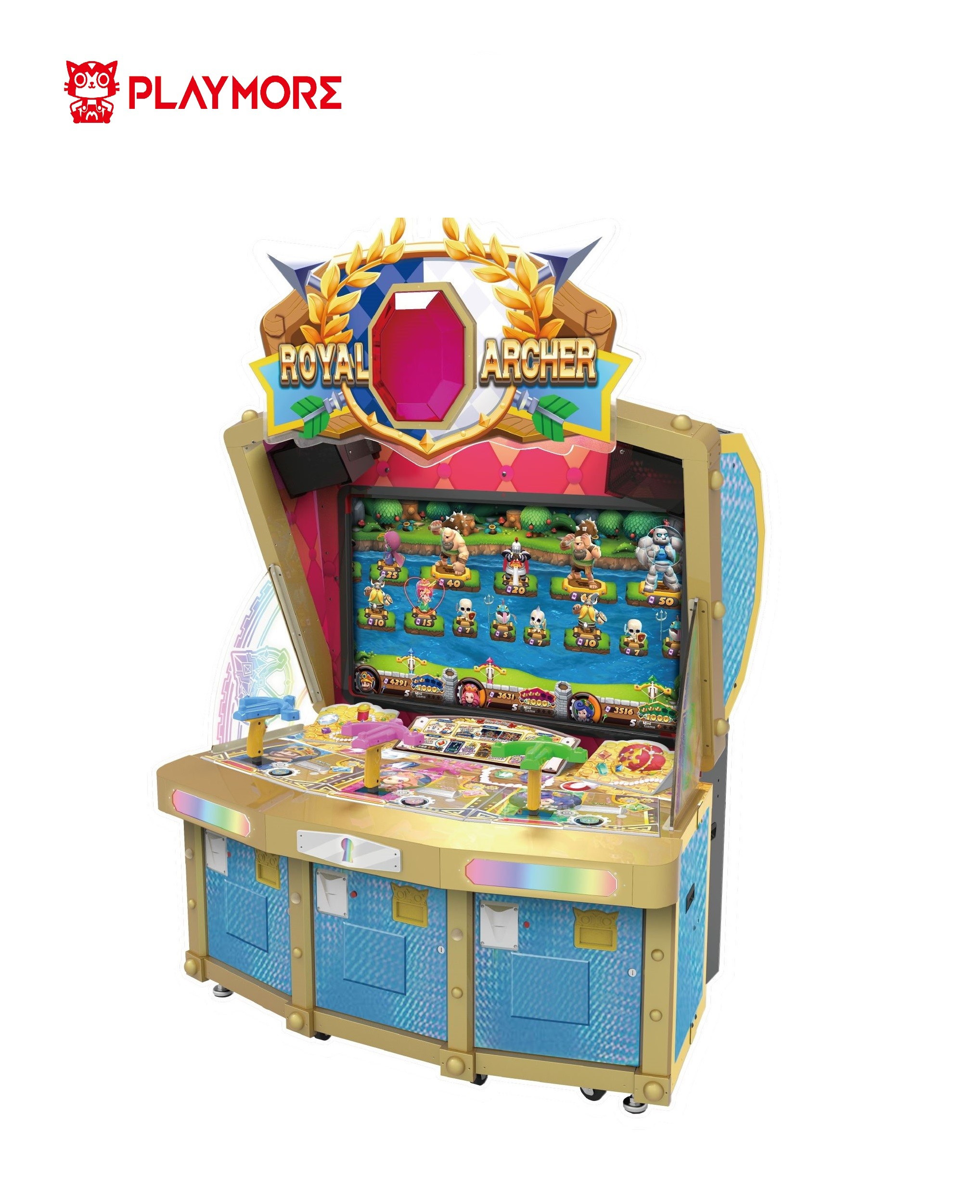 Large Screen Kids Coin Operated Game Machine 350W 1525*1075*2160MM