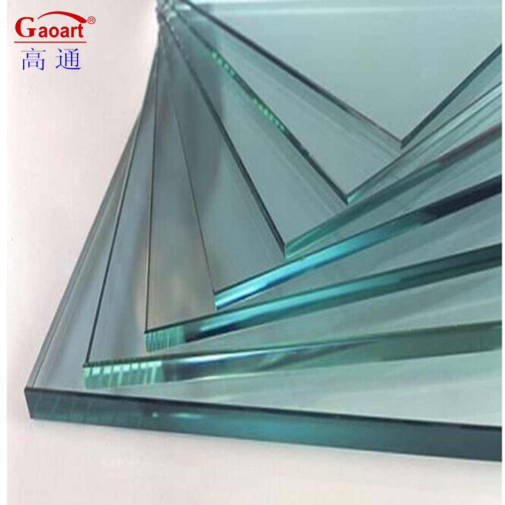 Smooth Glass Texture Thick Transparent Window for Building Unbreakable Tempered Glass