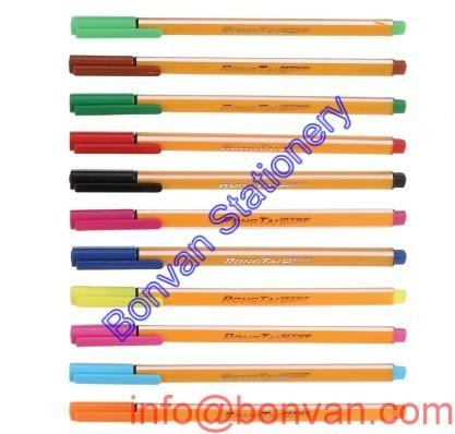 triangular stripped fineliner pen, fine liner drawing pen,stationery fine art