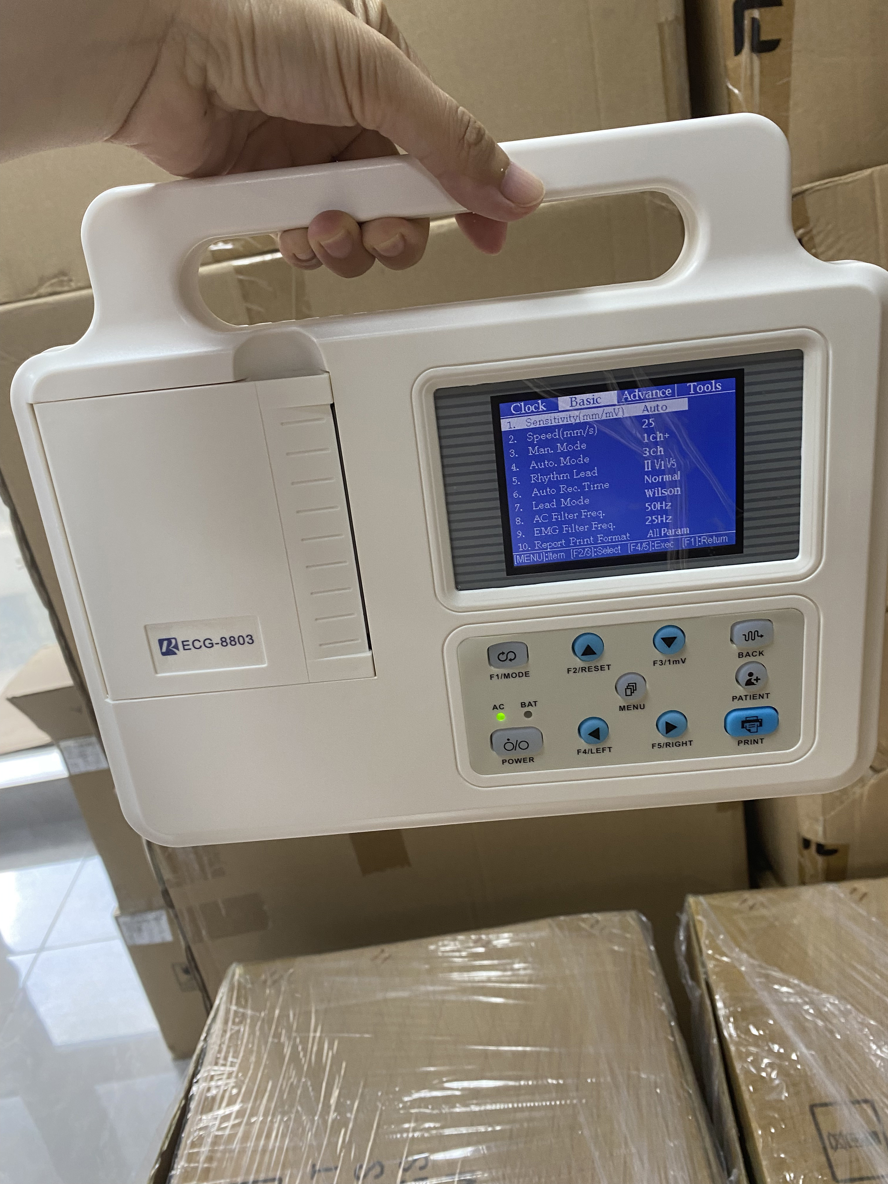 Ekg Machine With Analyze Portable 12 Leads Electrocardiogram Ecg Machine