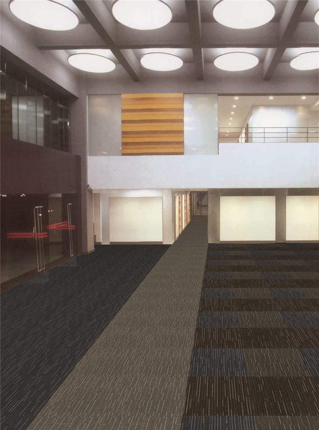 PP Pile Indoor Modern Carpet Tiles Self Adhesive Carpet Squares HS Code 57033000