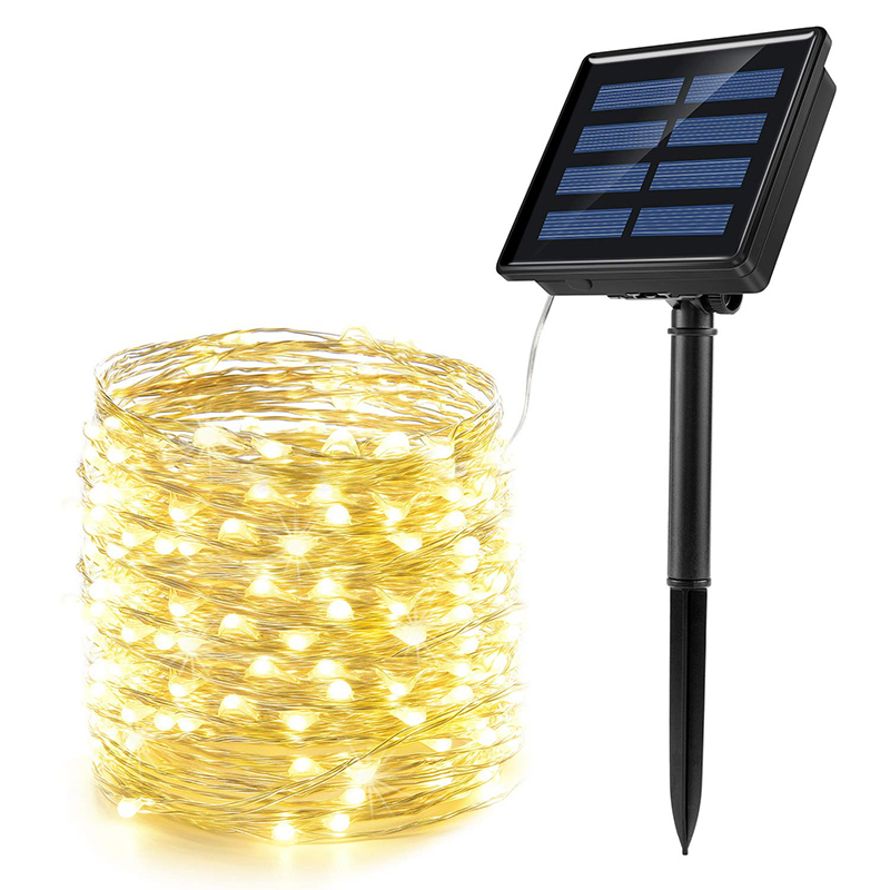 LED Garden Yard Solar Lamp String Lights 5M/10M/15M/20M 200 LEDs Fairy Holiday Christmas Party Garland Solar Garden Wate
