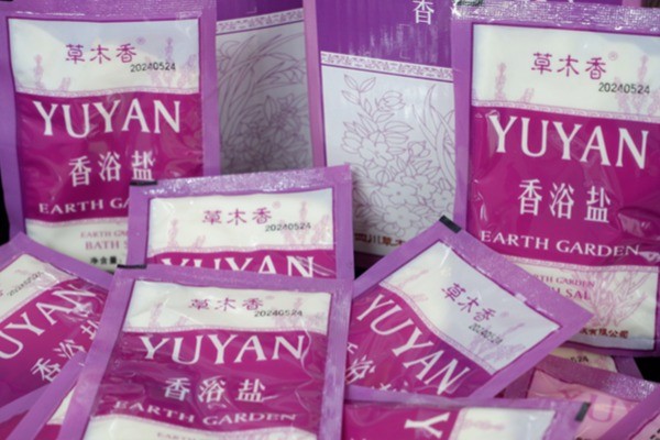 Flower Foot Bath Salt Powder Relaxing Muscles Skin Softening Deep Pore Cleansing