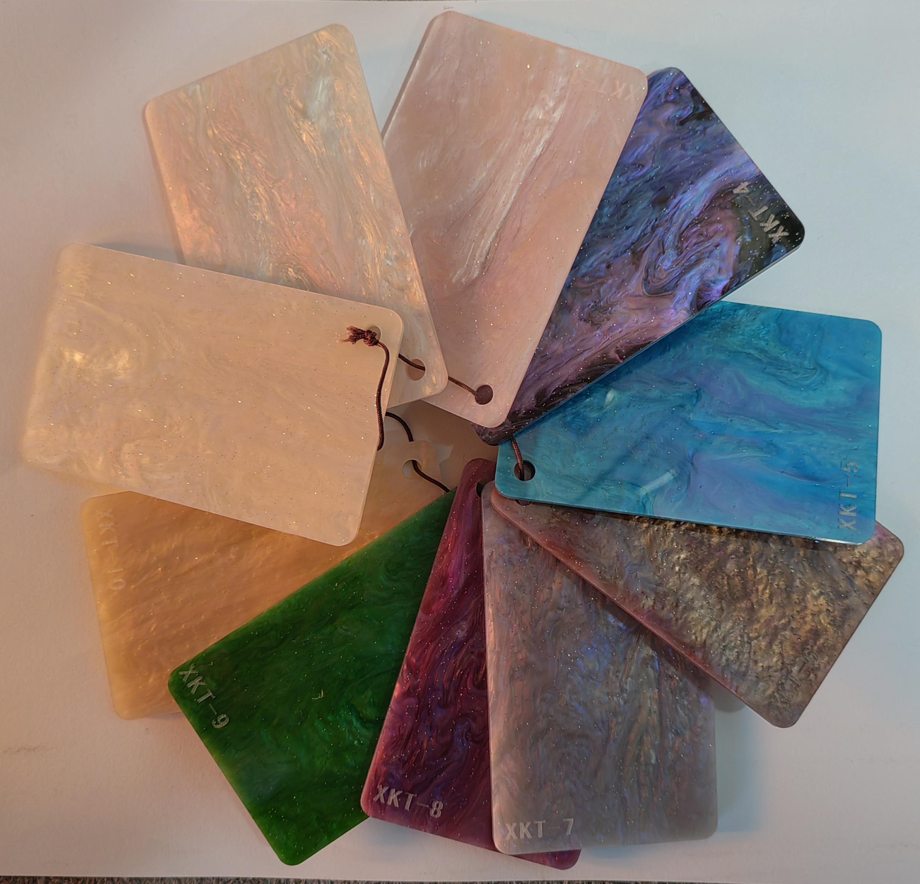 1/8" Mother Of Pearl Glitter Starry Sky Acrylic Sheet