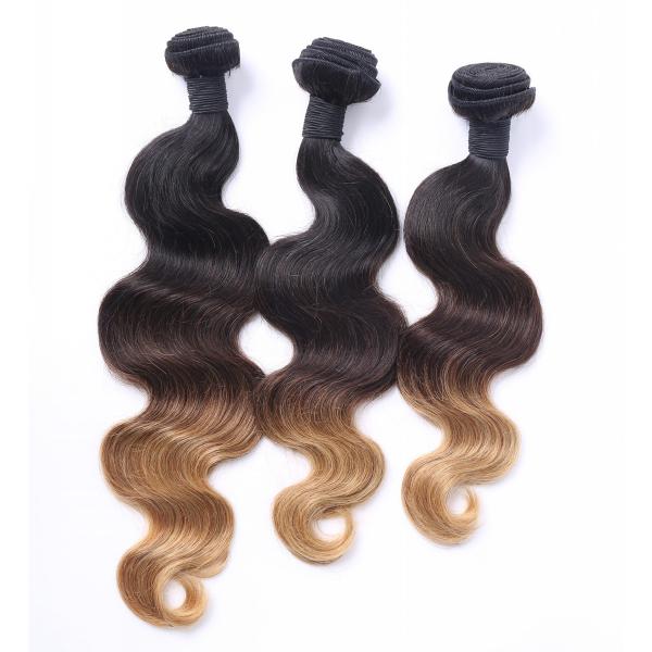 2017 Fashion 8A Grade Thick Hair Ombre 3 Color Body Wave Brazilian Remy Hair