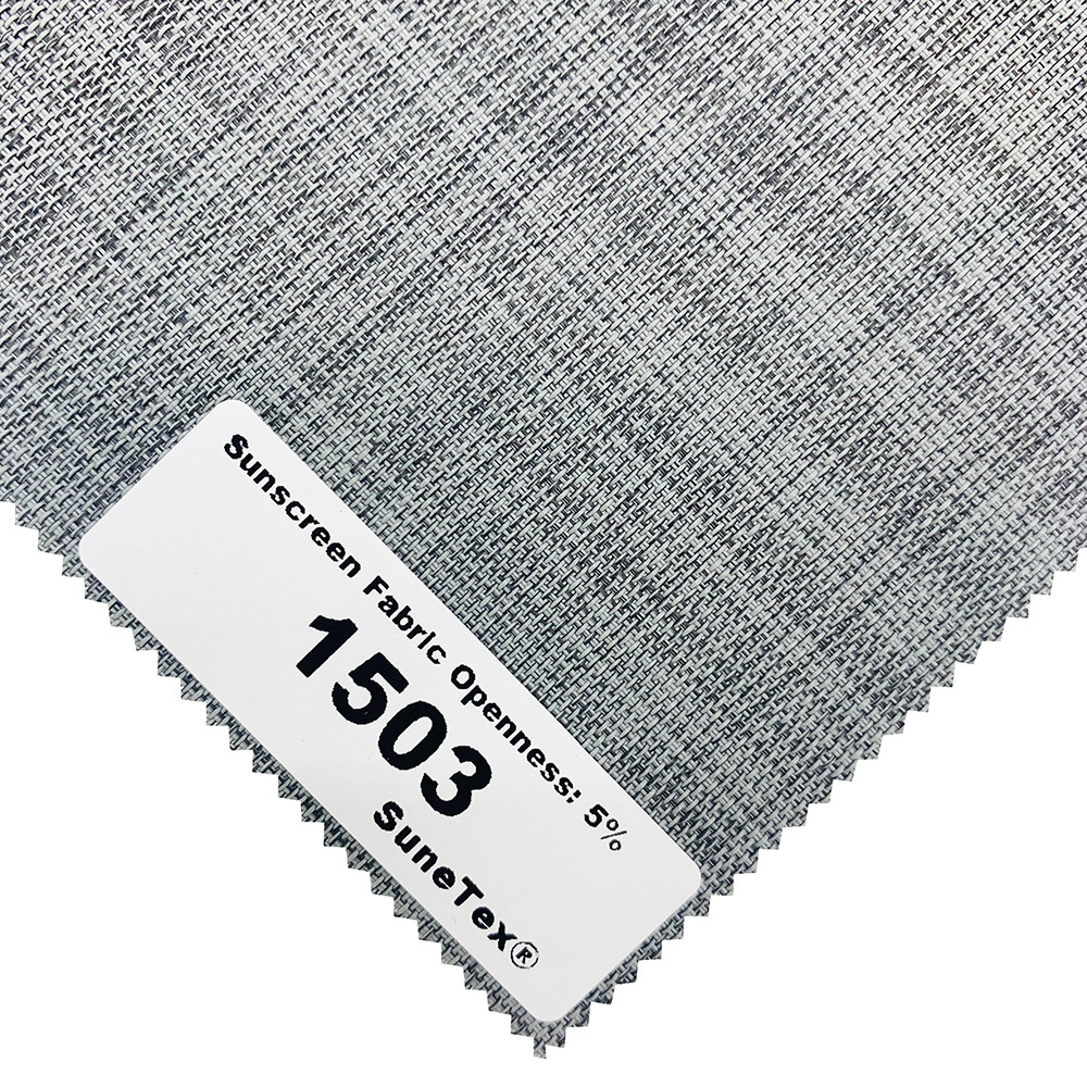 5% Openness Sunlight Solar Screen Shades Fabrics For Window Treatment