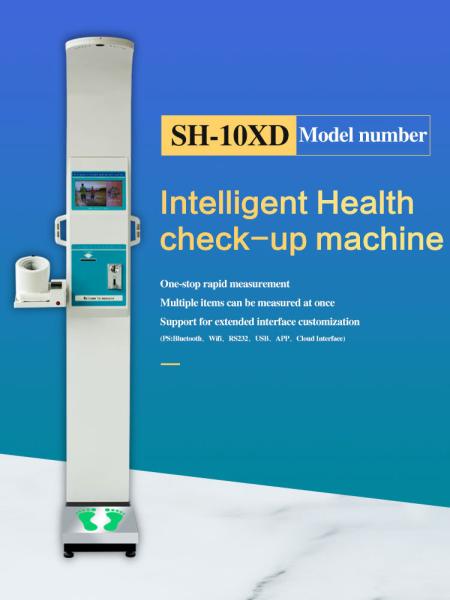 AC160v Coin Operated Height Weight Blood Pressure Monitoring Machine For
