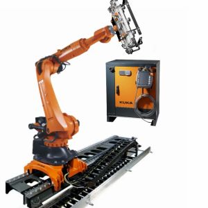 China KUKA Industrial Robot Arm KR210 R2700 6 Axis With CNGBS Robot Linear Track For Automation Work Line on sale
