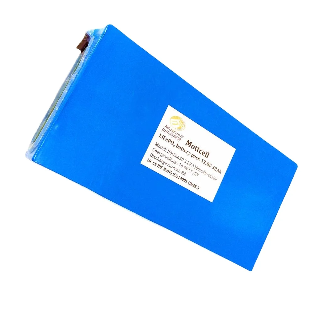 Solar Rechargeable Cylindrical LFP 26650 Lifepo4 Battery Cell 3.2V 3300mah 3400mah