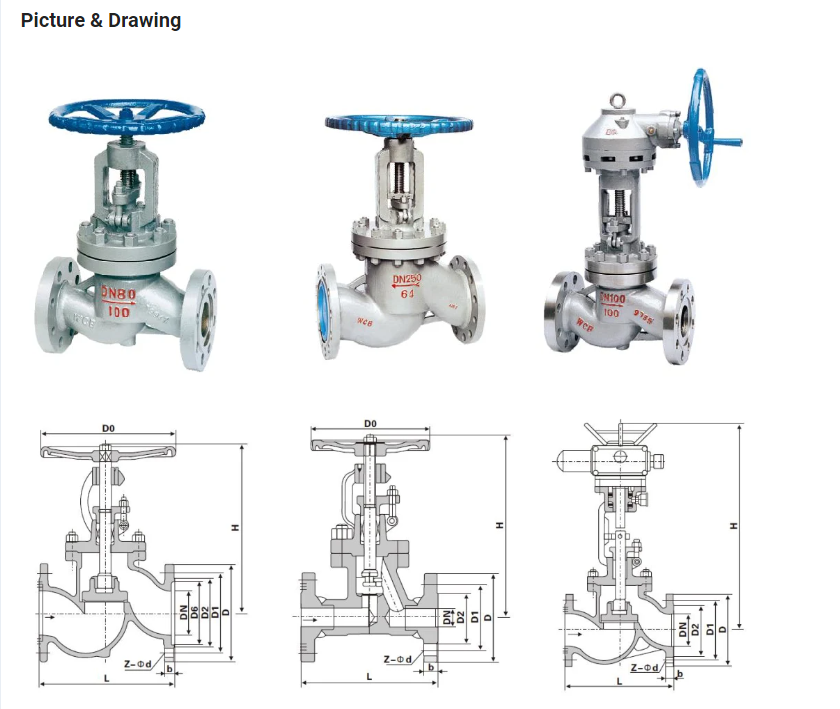 Dependable and Durable Casting/Forged/Stainless Steel Globe Valves with Bellows Seal