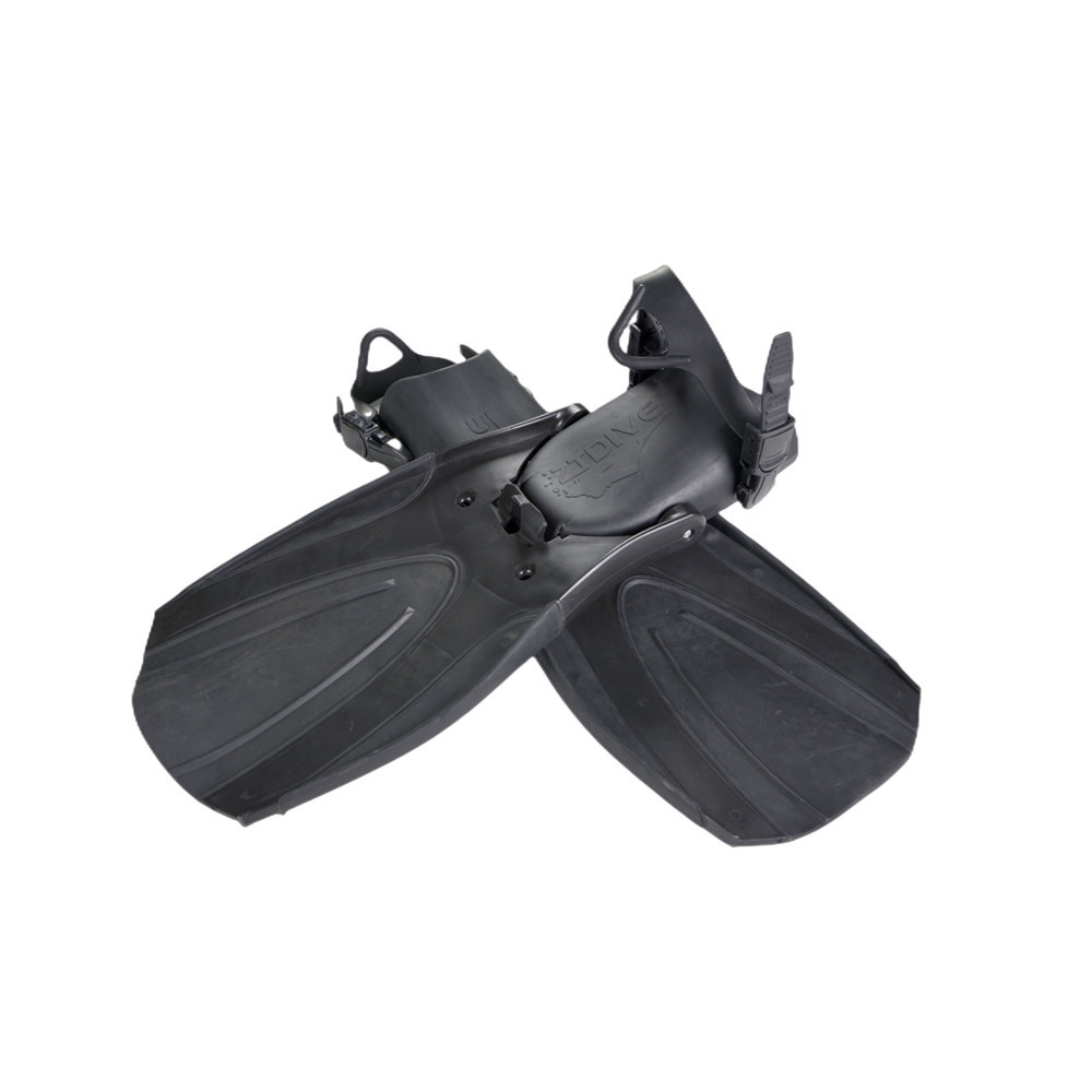 FCC Durable Short Flippers For Swimming , Anti Corrosion Scuba Swim Fins