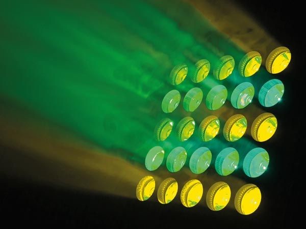 25pcs 5*5 Matrix Rgbw 4in1 Led Moving Stage Wash Light 5*5 Quad Color With Wash Party Lighting