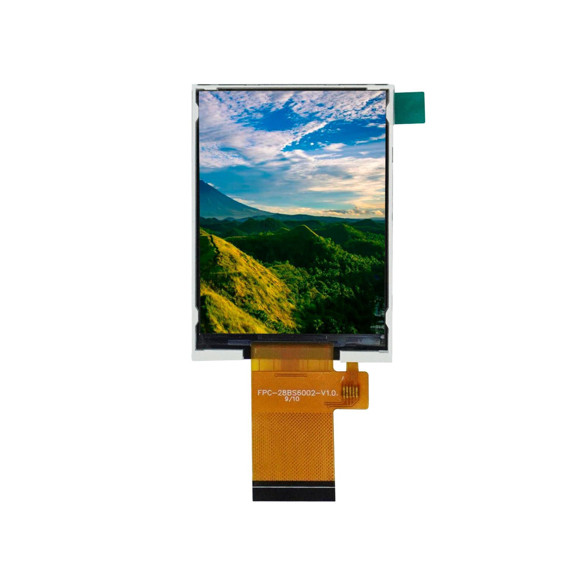 2.8 Inch Transflective TFT Module With Touch Panel 320x240 Resolution3/4 SPI MCU 8/16 Bit Interface 100C/D