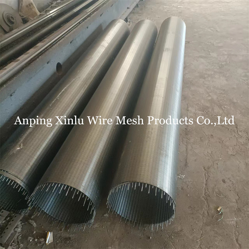 Diameter 426mm No Magnetic Tri-Wire Wrapped Johnson Water Well Screen Pipe With Anti-Corrosion For Tube Well Filtration