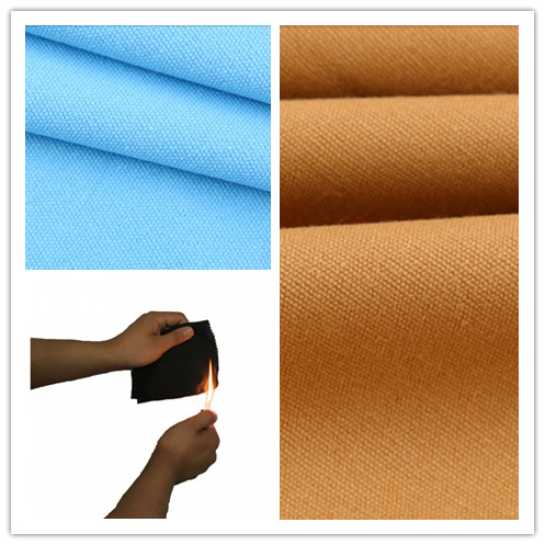 410GM²+/-5 Cotton 100% Fire Retardant Canvas Fabric
