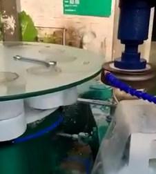 Cheap Manual Glass Edging Grinding Beveling Machine for Special Shape Glass Round Square Shape