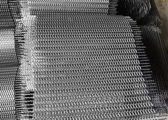 Food Cooling Chain Mesh Conveyor Belt 1.3m Width Sus304