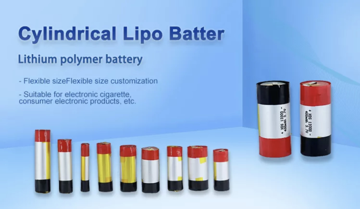 OEM ODM lifepo4 lithium battery3.7V 7.4V 11.1V 12V 150mah 280mah 600mah 5000mah 20000mah lithium battery packs